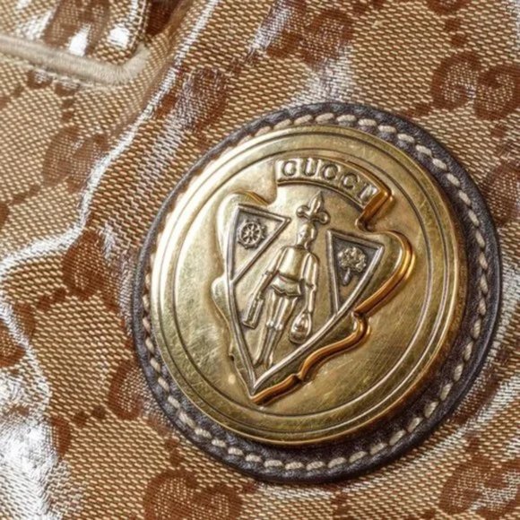 Gucci GG Monogram Crystal Hysteria Handbag - Picture 7 of 12